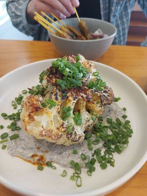 Fried cauliflower at Love Handle in Central Singapore