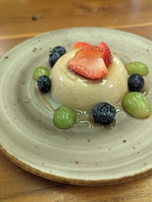 Oat Milk Pudding at Love Handle in Central Singapore