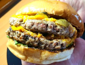 Double cheese at Love Handle in Central Singapore