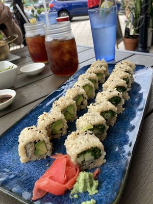 Avocado Roll, Cucumber Wakame Roll  at Ichi Ni San in Daytona Beach