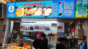 Stall front at Heavens in Central Singapore