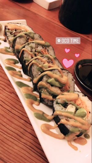 Kameko Roll (vegan) at OCO Time in Ukiah