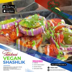 Pioneering Vegan Indian Dishes! at Northwich Tandoori in Northwich