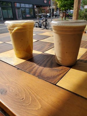 Margo Mango and PB Herman at Best Friend Juice Bar & Cafe in Portland