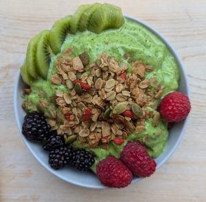 Green Smoothie Bowl at Best Friend Juice Bar & Cafe in Portland