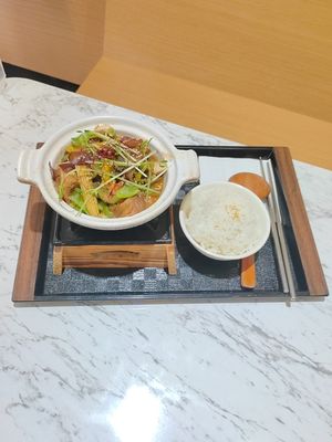 麻油菇煲鍋 at Vegan Life 璽恩軒蔬食 - Xǐ Ēn Xuān Shū Shí in New Taipei City