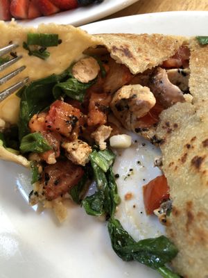 Great Gatsby (ask for it vegan)  at The Crêpe Place in Santa Cruz