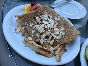 Alexandre the Great Vegan Crepe at The Crêpe Place in Santa Cruz