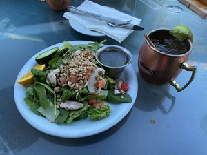 Side Salad at The Crêpe Place in Santa Cruz