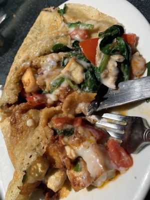   at The Crêpe Place in Santa Cruz