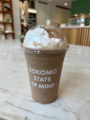Coffee crisp smoothie  at Kokomo in North Vancouver