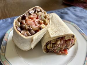 Breakfast burrito  at Kokomo in North Vancouver