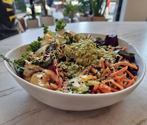 Beet Poke Macro Bowl at Kokomo in North Vancouver