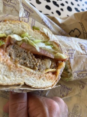 Meatless Mike…vegan version   at Ike's - Midway Dr in San Diego