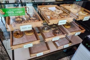 Fresh Bagel Selection at Bagel House in Chiang Mai