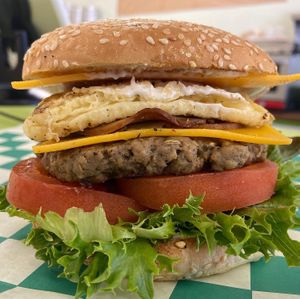 Builda Breakfast Sammie at Dunedin Vegan Deli in Clearwater