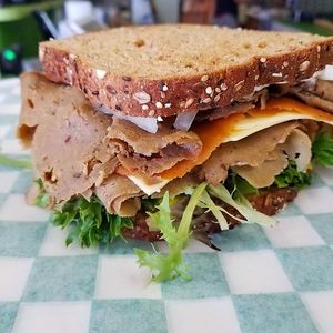 Builda sammie at Dunedin Vegan Deli in Clearwater