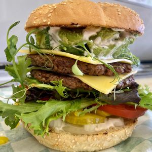BYO Burger at Dunedin Vegan Deli in Clearwater