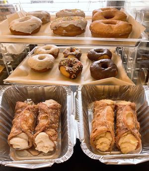 Kaboom Kitchen cannolis and donuts! at Dunedin Vegan Deli in Clearwater