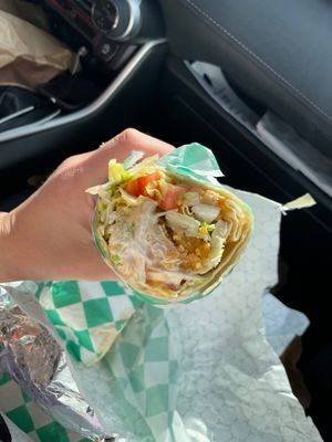 Impossible Chicken Snack Wrap at Dunedin Vegan Deli in Clearwater