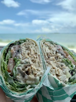 Chikken Bacun Wranch Wrap at Dunedin Vegan Deli in Clearwater