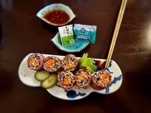 Sushi at Tian Yun Vegan 天云蔬食 in Penang