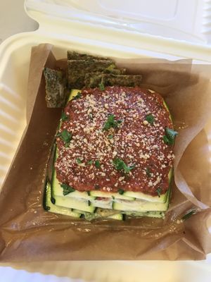 The Loving Lasagna  at Peace Pies in San Diego