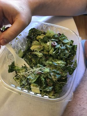 The San Diego Caesar minus the croutons  at Peace Pies in San Diego