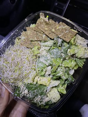 Caesar salad at Peace Pies in San Diego