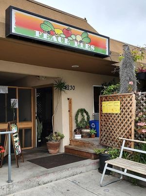 Tucked into the neighborhood. at Peace Pies in San Diego