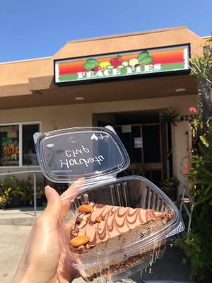 So many different desserts to try.  at Peace Pies in San Diego
