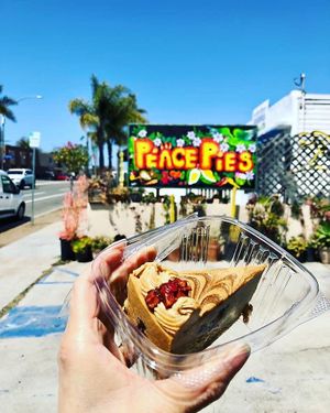 They offer different new desserts all the time. at Peace Pies in San Diego