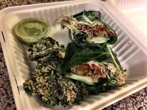 Majestic Mediterranean Wrap at Peace Pies in San Diego