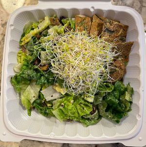 caesar salad    at Peace Pies in San Diego