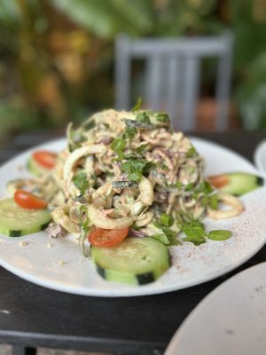 Thai noodles  at Peace Pies in San Diego