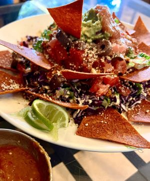 Noble nachos  at Peace Pies in San Diego