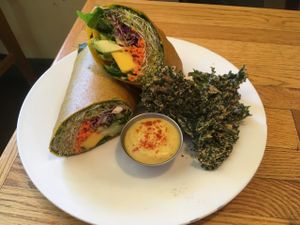 wrap at Peace Pies in San Diego