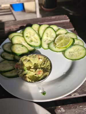 Chips and guac at Peace Pies in San Diego