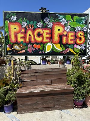 Entrance  at Peace Pies in San Diego