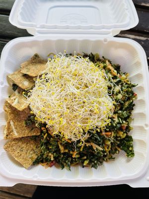 Salad  at Peace Pies in San Diego