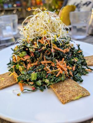 Karmic Kale Salad at Peace Pies in San Diego