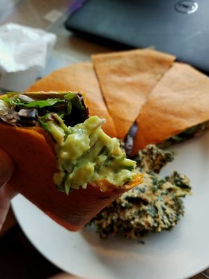 quesadillas  at Peace Pies in San Diego