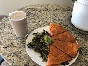Mushroom quesadilla  at Peace Pies in San Diego