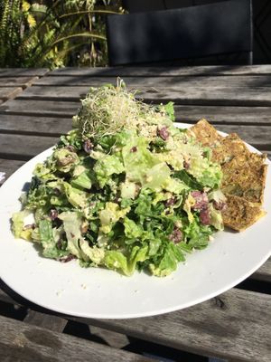 The Caesar salad — amazing! at Peace Pies in San Diego