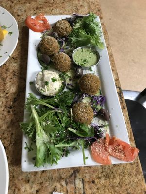 Falafels  at Peace Pies in San Diego