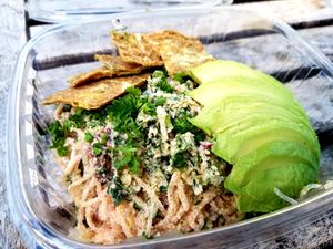 Cheezy Kelp n' Kale at Peace Pies in San Diego