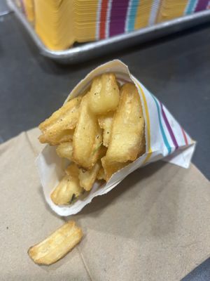 Crispy herb fries  at PLNT Burger in Columbia