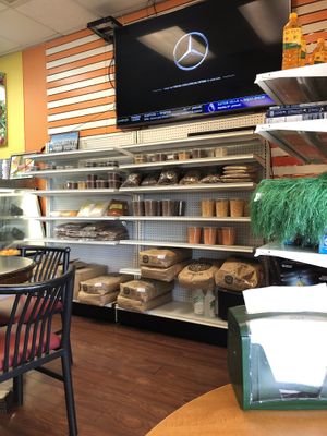 Small grocery area at Peace Ethiopian in Las Vegas