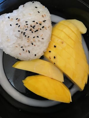 Mango sticky rice   at White Orchids in Center Valley
