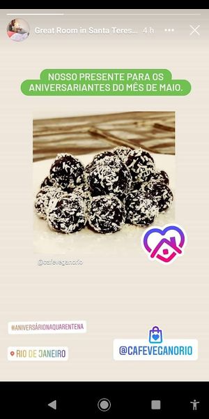 Trufas de Chocolate :) at Café da Manhã Vegano in Rio De Janeiro